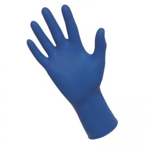 Перчатки латекс сверхпрочные синие